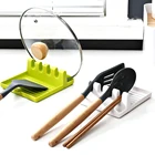 Лидер продаж, подставка для кухонной утвари, кухонный органайзер и хранилище с капельным ковриком, кухонная вилка, ложка, нескользящая подставка, кухонные аксессуары