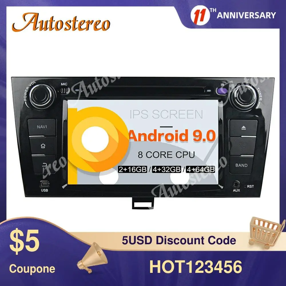 Мультимедийный плеер для JAC J5 Восьмиядерный Android 9 0 DVD GPS навигация RDS радио Wi Fi