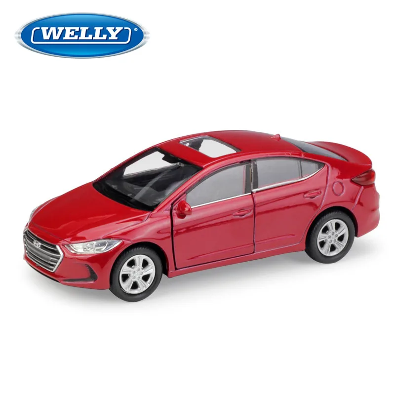 WELLY 1:36 hyundai Elantra сплав модель автомобиля литье под давлением моделирование