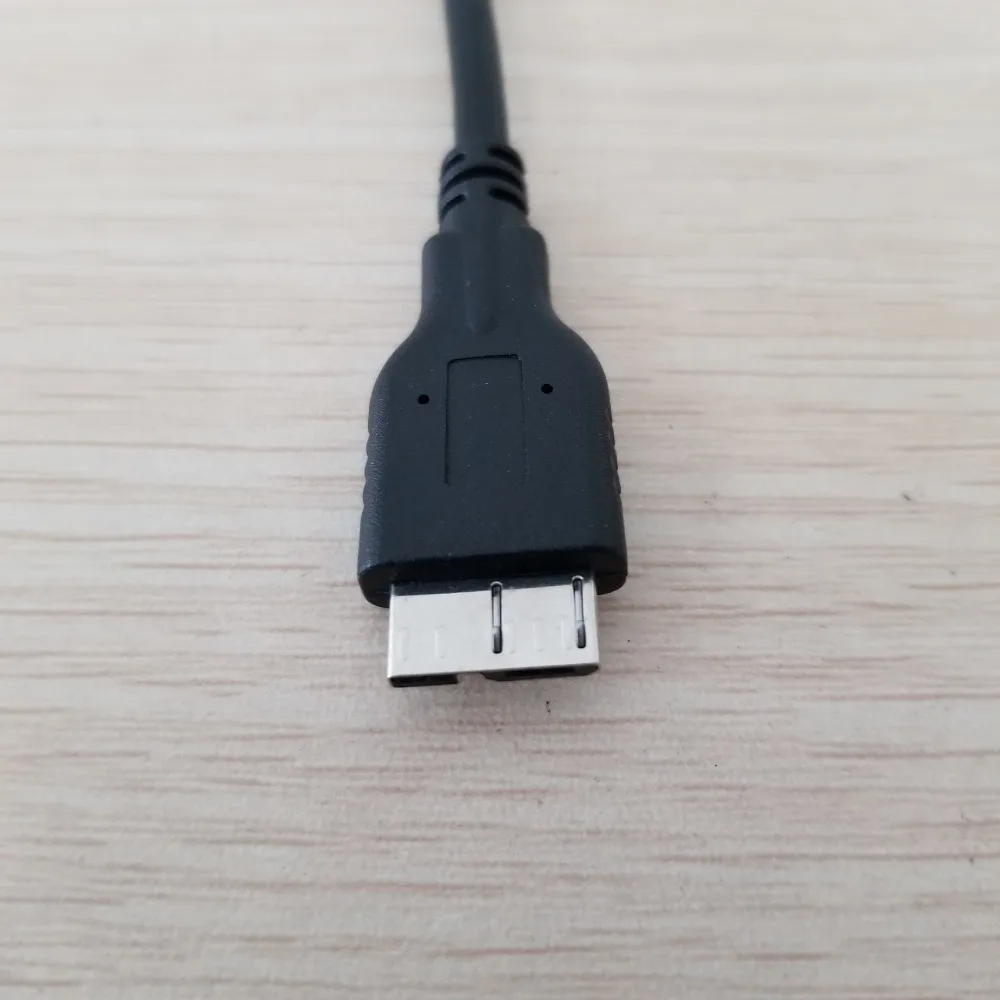 90 Degree Right Angle USB 3.0 Type A to Micro Power Data Extension Cable Male for Hard Drive Note3 Phone 20cm |