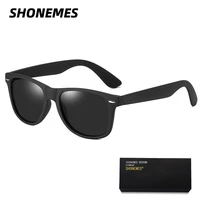 shonemes brand polarized sunglasses men women classic square shades outdoor driving sun glasses for unisex