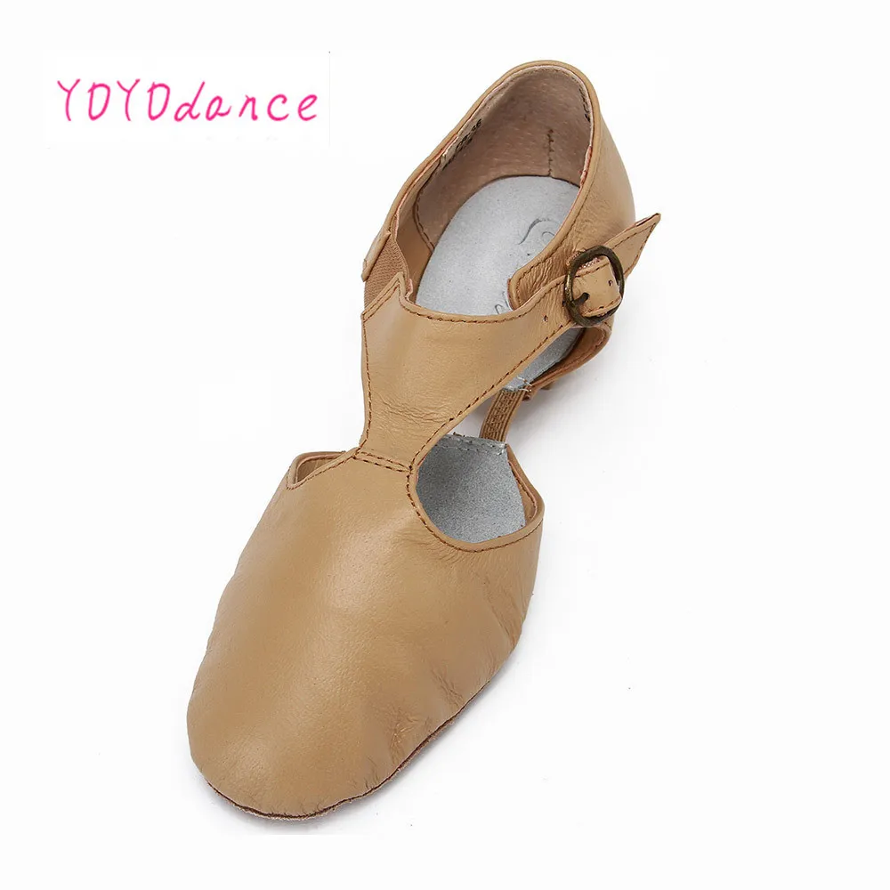 Черные коричневые розовые кожаные туфли для учителя джаз танцевальные босоножки