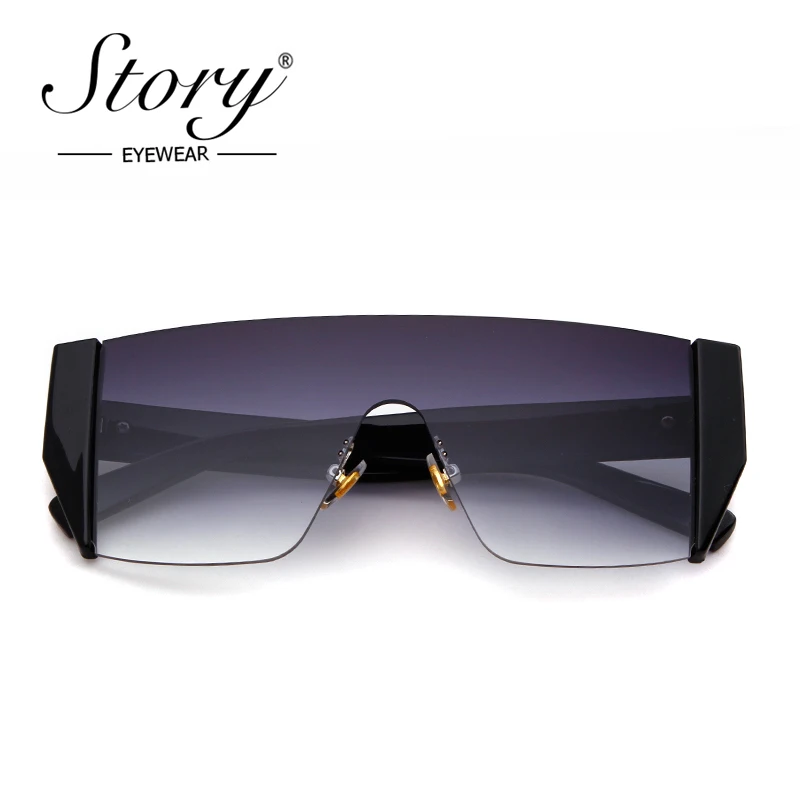 Очки солнцезащитные женские без оправы с заклепками и защитой UV400|glasses for driving|brand