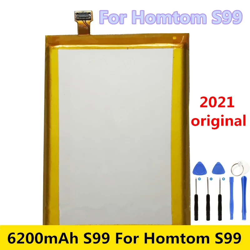 

100% Original 6200mAh S99 Battery For Homtom S99 Mobile Phone In Stock Latest Production High Quality Battery+Tracking Number