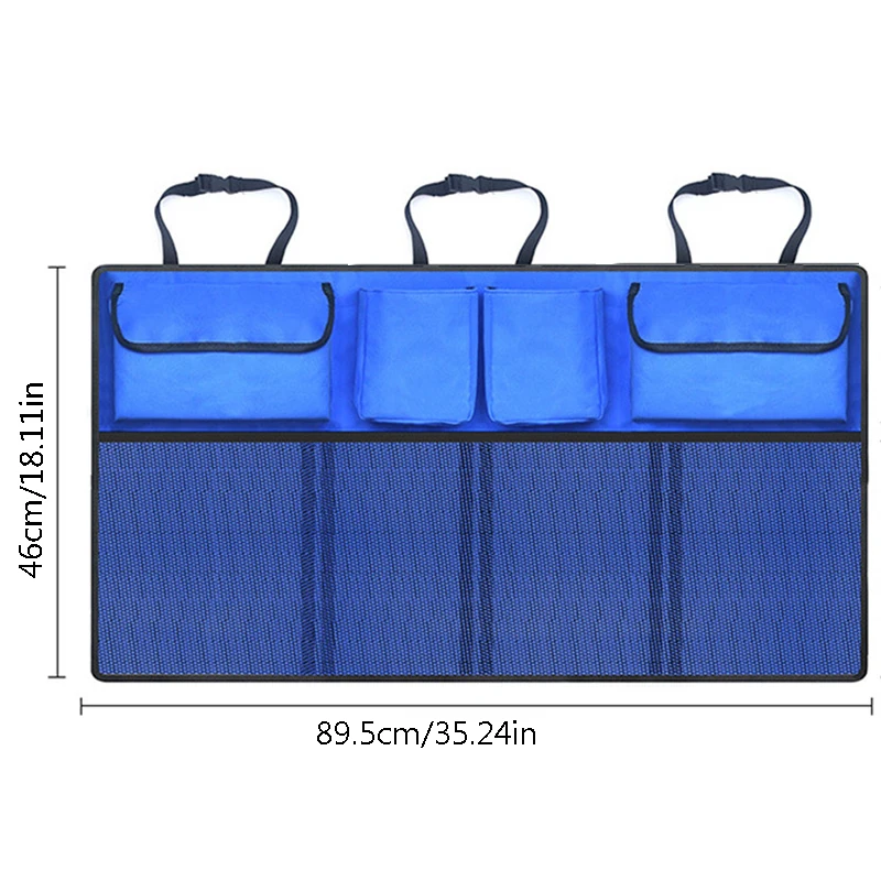 Universal Car Trunk Organizer Waterproof Back Seat Storage Bag Net High Capacity Multi-use 4-Pocket Oxford Accessories | Автомобили и