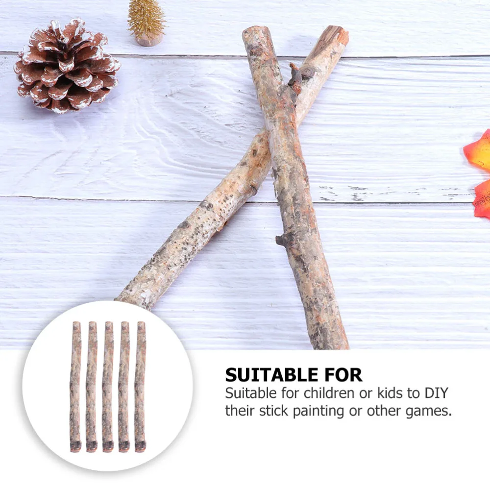

22 Pcs Creative DIY Branches Wood Log Sticks Crafts Making Sticks Home Decor