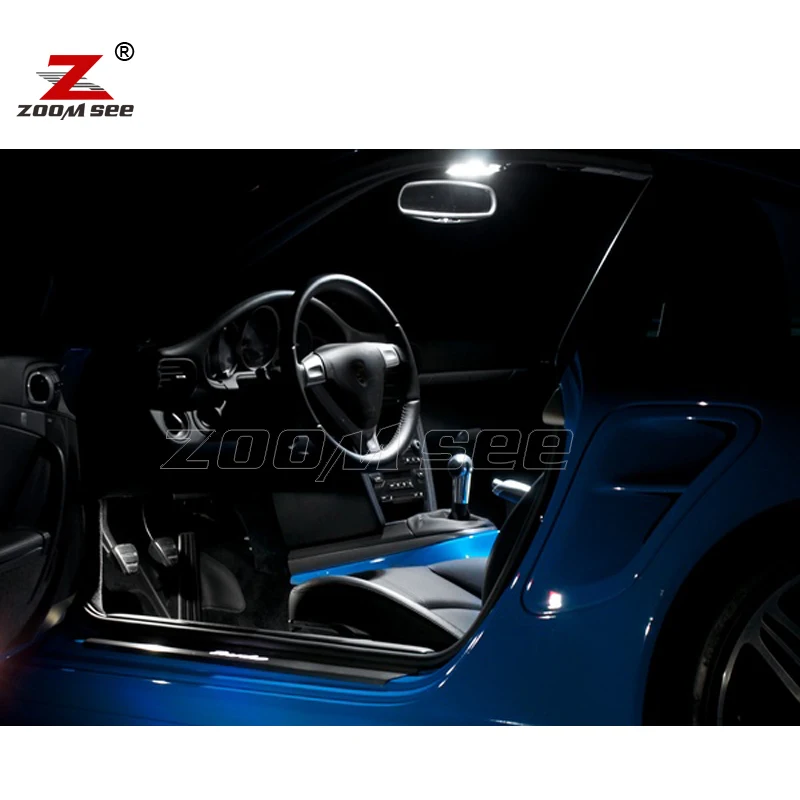 16 шт. светодиодный светильник для двери + внутренней купольной карты зеркальные