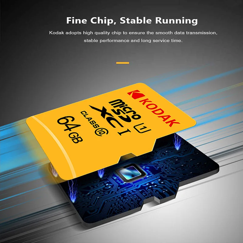 Kodak высокая скорость 16 ГБ 32 карта TF/micro sd cartao de memoria 64 Гб 128 класс 10 U1 флэш памяти mecard