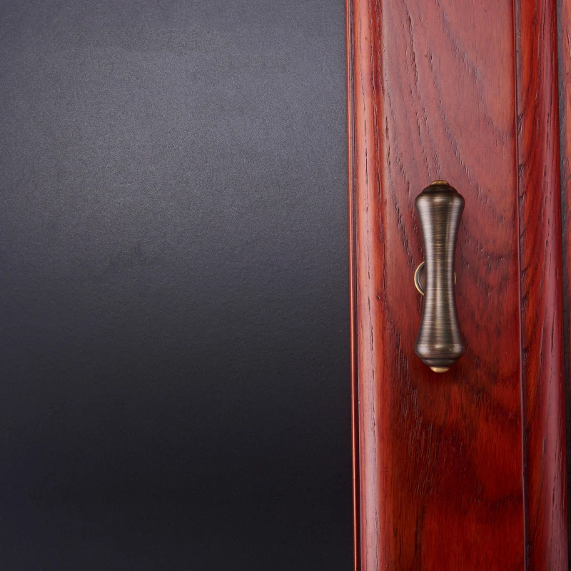 Pvd Золотые/дверные ручки и латунные для ящиков винтажные кухонного шкафа черные