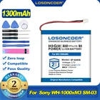 100% Оригинальный аккумулятор LOSONCOER 1300 мА  ч SP 624038 для Sony WH-1000xM3 WH-XB900N WH-CH710N