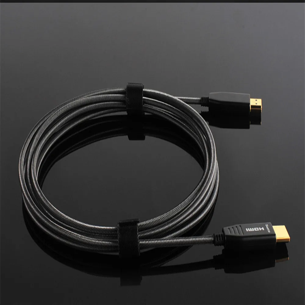 HDMI волоконно оптический кабель 4k 60HZ ТВ приставка HD компьютер 18 Гбит/с аудио видео