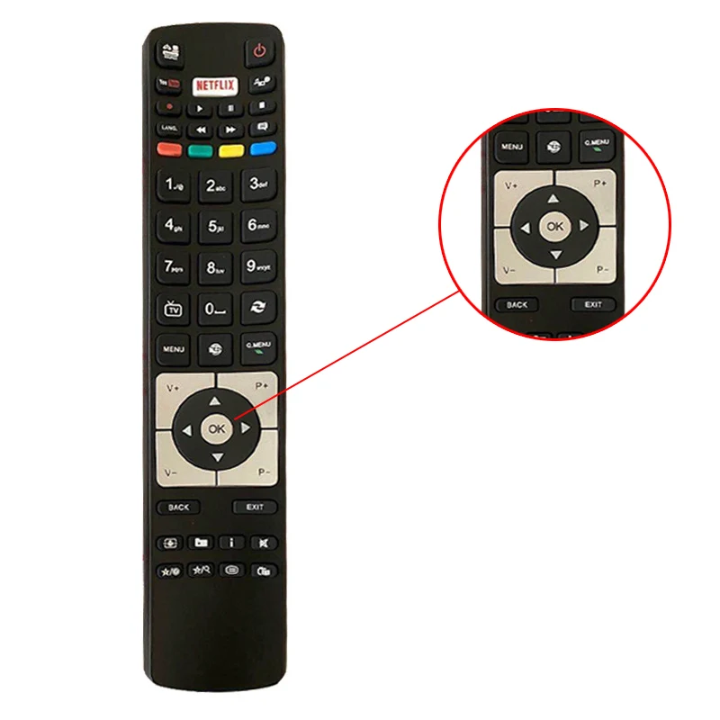 Пульт дистанционного управления для Sharp RC5117 RC5118 SHARP LC-50LE772EN LC50LE772EN & TELEFUNKEN Smart LCD HD