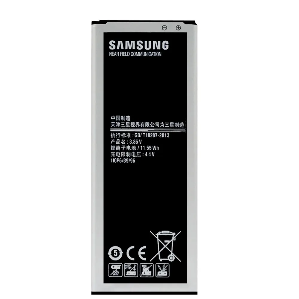 20pcs/lot Battery EB-BN916BBC For Samsung Galaxy Note 4 N9100 N9106W N9108V N9109V Original Phone Replacement bateria 3000mAh | Мобильные