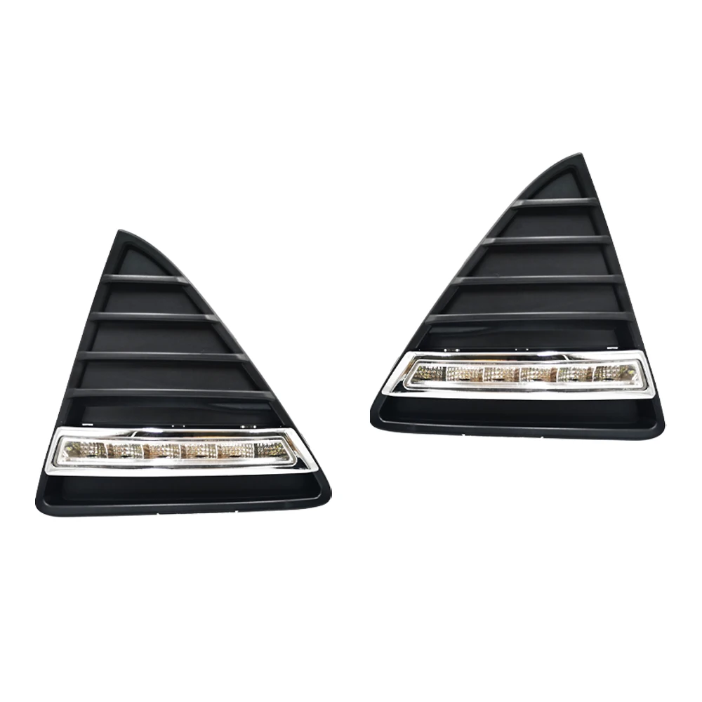 DRL светодиодная противотуманная фара с желтым поворотным сигналом для Ford Focus 3 MK3