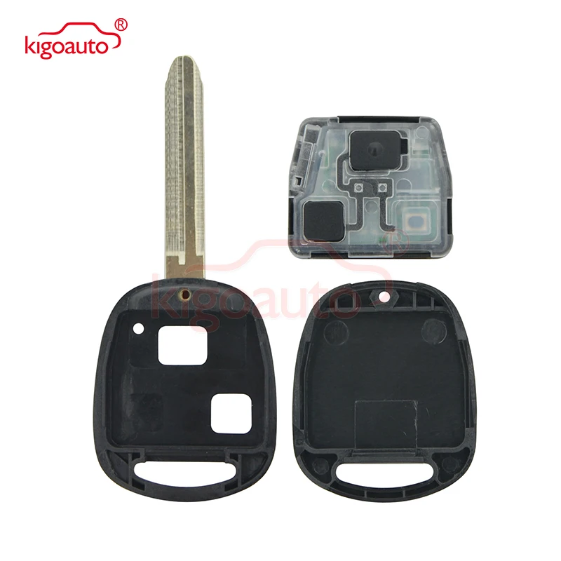 Ключ дистанционного управления Kigoauto Denso (не Valeo) с 2 кнопками лезвие TOY43 для Toyota Land
