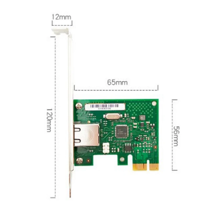 I210 T1 сервер Ethernet адаптер переменного тока для чип PCIe2.1 X1 RJ45 один Порты и разъёмы 1000