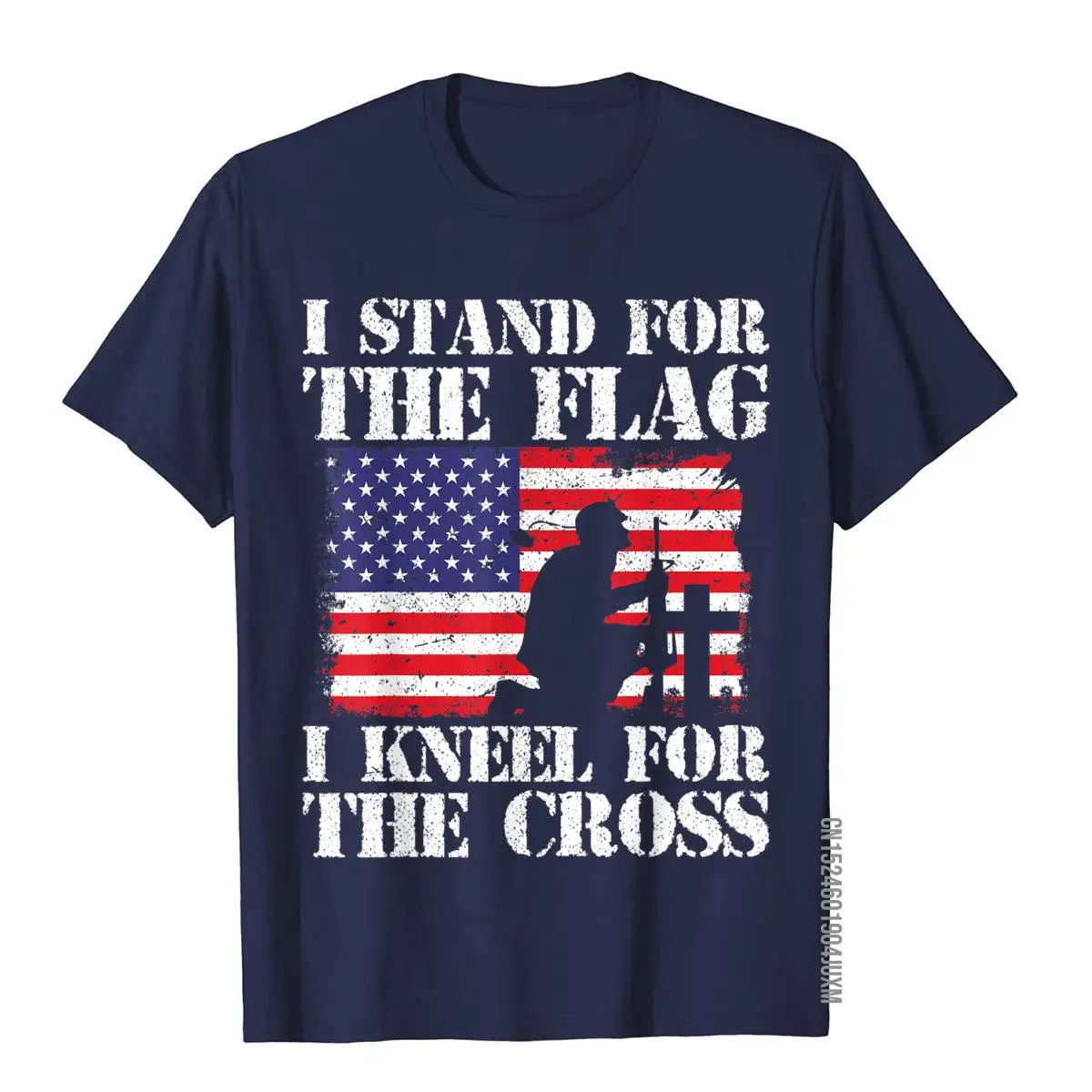 I Stand For The Flag Kneel Cross 4 Of July Gift футболка купоны молодые футболки повседневные топы