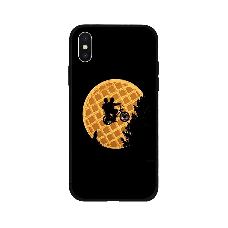 Странные Вещи Сезон 3 черный мягкий чехол из ТПУ чехол для телефона iPhone 8 7 6 6S Plus X XS XR MAX 5 5S SE чехол coque
