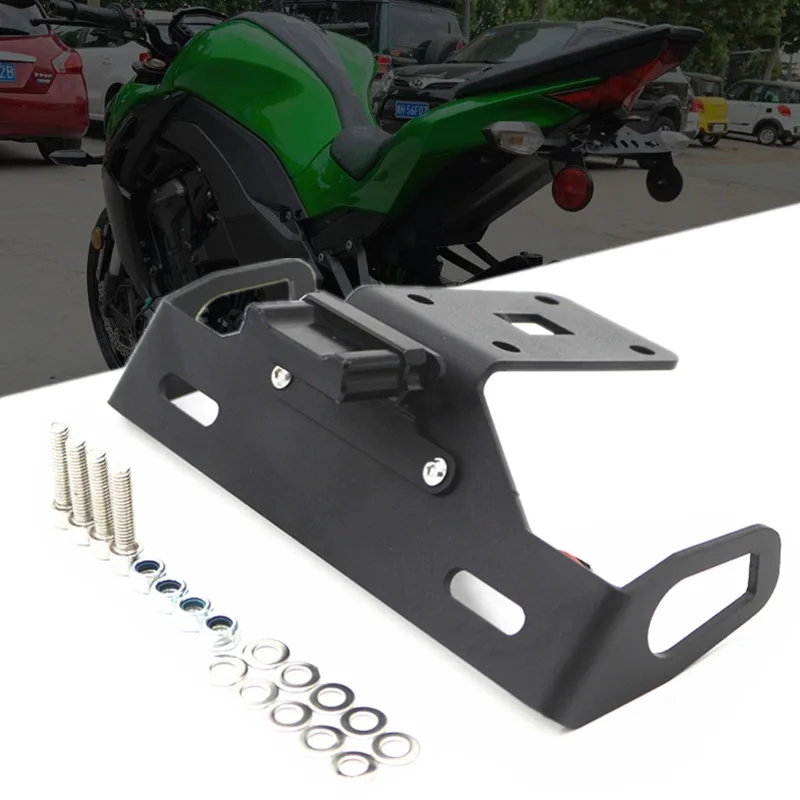 

Подходит для Kawasaki Z1000 14-17 модификация мотоцикла светильник кой задний номерной знак держатель номерного знака автомобиля