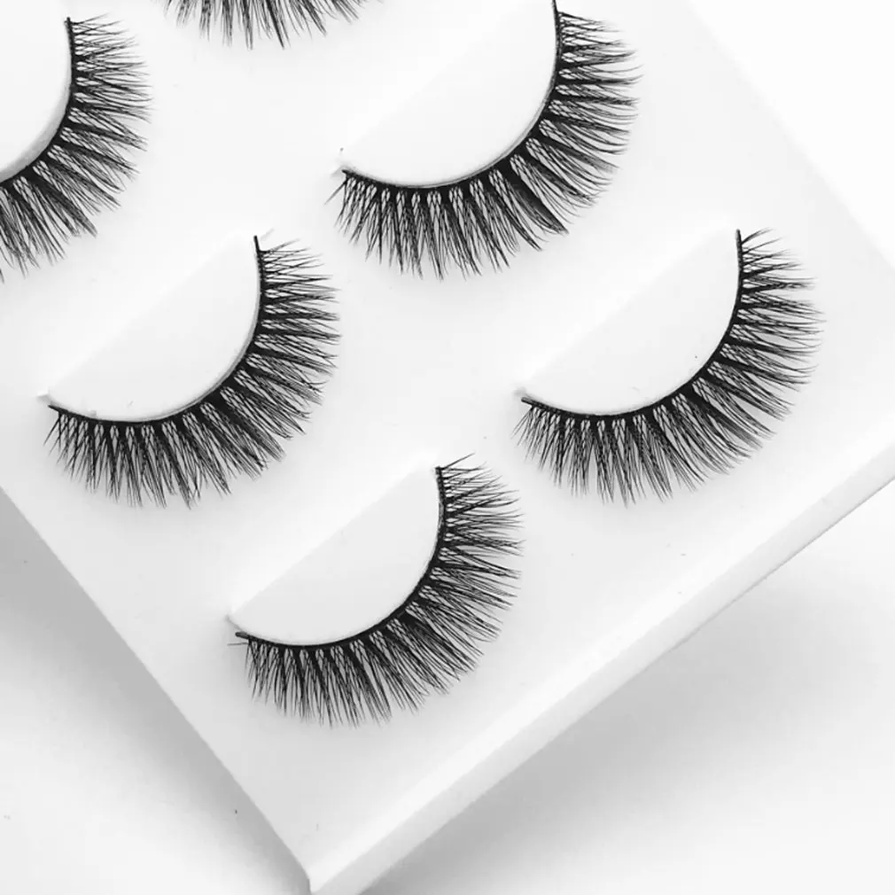 Nude Makeup Realistic Three-dimensional Multi-layer Thick Natural Soft Slim Girl False Eyelashes |