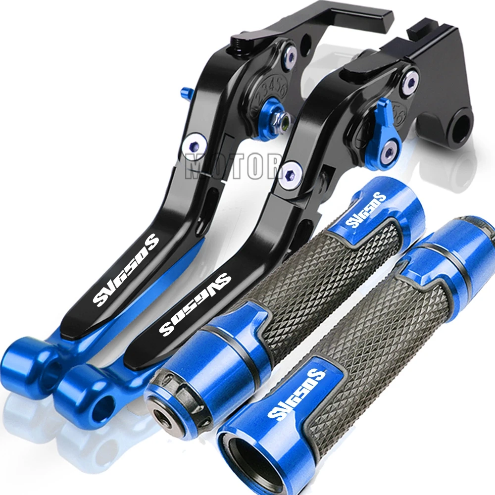 

Motorcycle CNC Adjustable Foldable Brake Clutch Lever Handle Grips For Suzuki SV650S ABS 1999 2000 2001 2011 2002-2012 SV 650 S