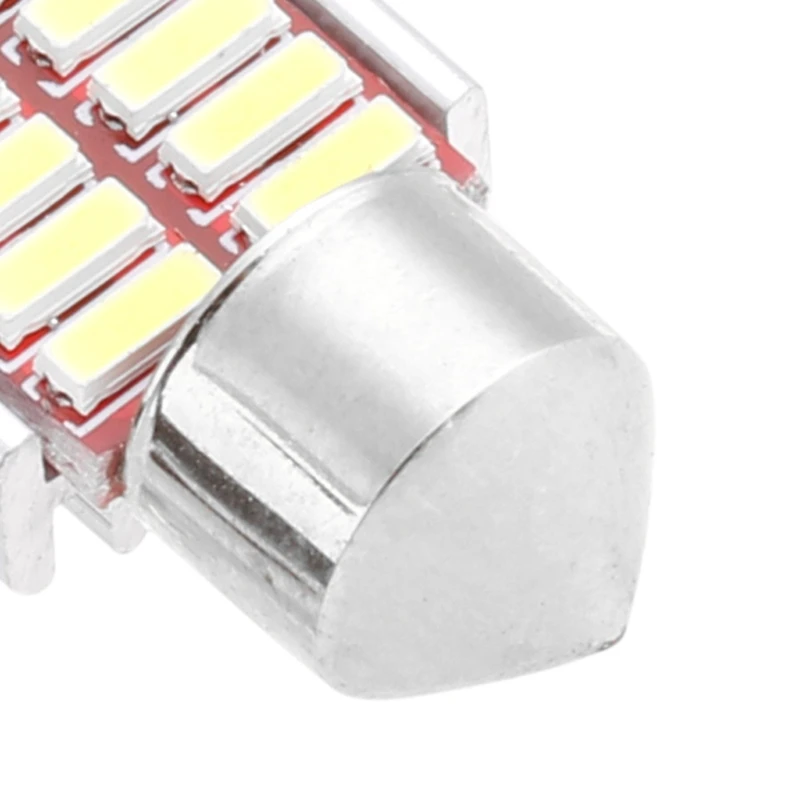 

1Pc 31mm 4014 12SMD C5W LED Canbus Festoon Dome Lamp Car License Plate Light