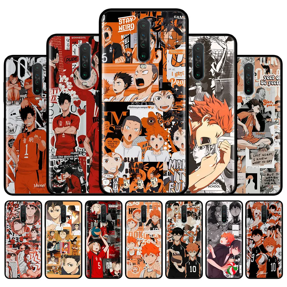 

Soft Case For Xiaomi Redmi Note 9S 9 8T 8 Pro 8 8A 9A 9C 9i 7 7A 6 6A K30 Pro TPU Back Cover Coque Funda Haikyuu Hinata Attacks