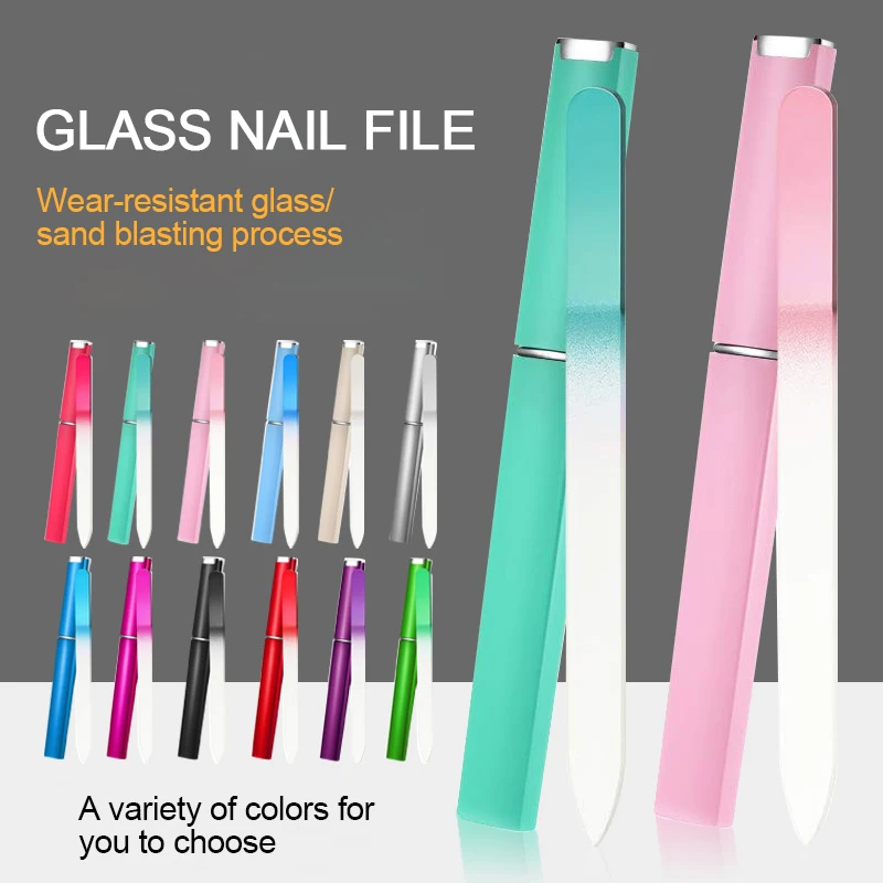 

Модные стеклянные полоски для полировки ногтей, пилки для гель-лака для ногтей, профессиональный салонный инструмент для маникюра, стеклян...