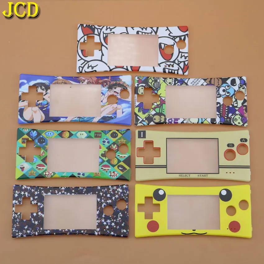 JCD 1 шт. Лицевая панель чехол Замена корпуса для GameBoy Micro GBM передний ремонтная