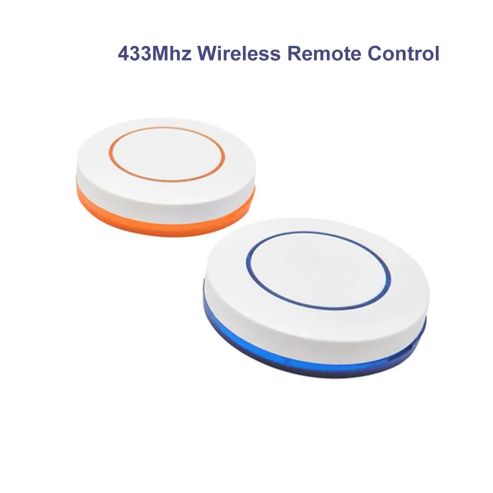 Беспроводной пульт дистанционного управления 12 В 433 МГц 1 кнопка Круглый не