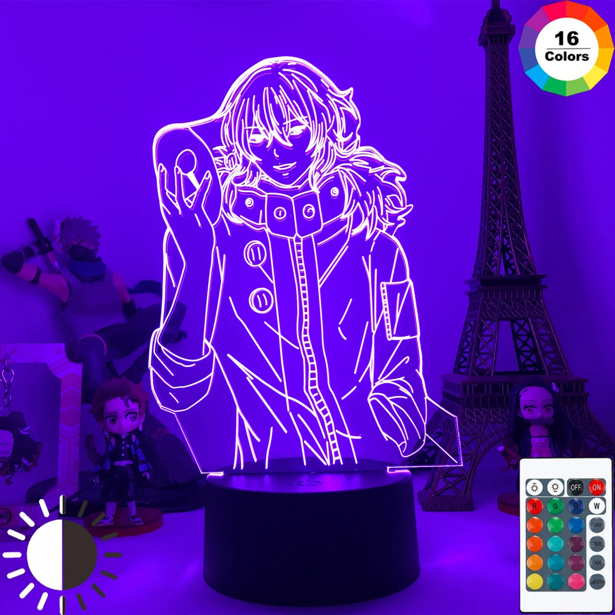 

Anime Tokyo Ghoul 3d Lamp Ayato Kirishima for Bedroom Decor Nightlight Cool Birthday Gift Tokyo Ghoul Led Night Light Ayato