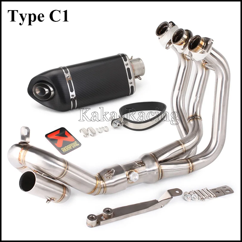 Мото rcycle Akrapovic выхлопная система труба без шнуровки из углеродного волокна