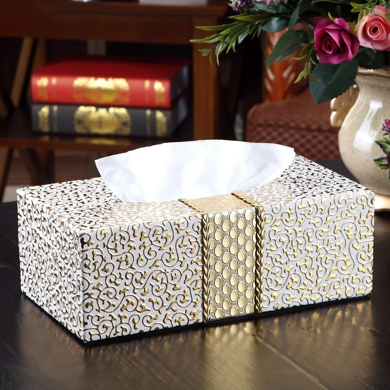 Car Home Rectangle Shaped Tissue Box Household Living Room Desktop Napkin Holder | Обустройство дома