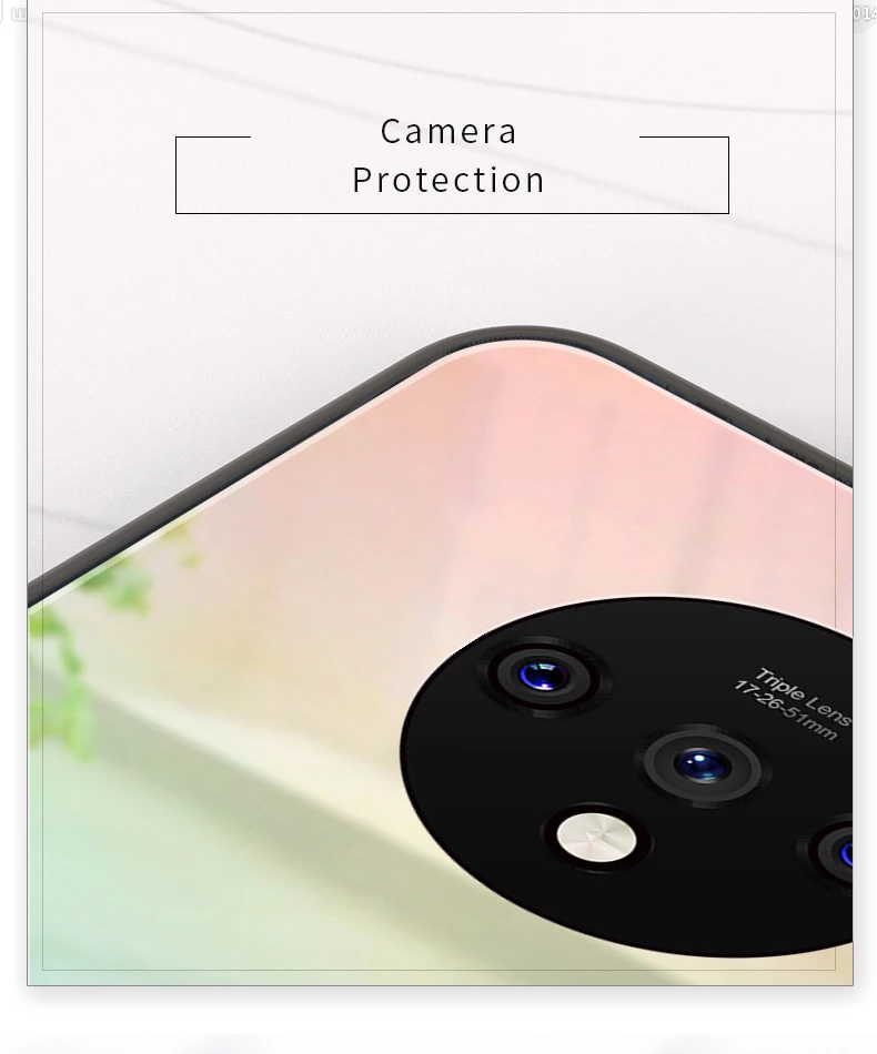Чехол из закаленного стекла для телефона для Oneplus 7T Pro 7 Pro 6 6T 5 5T роскошный цветной градиентный чехол