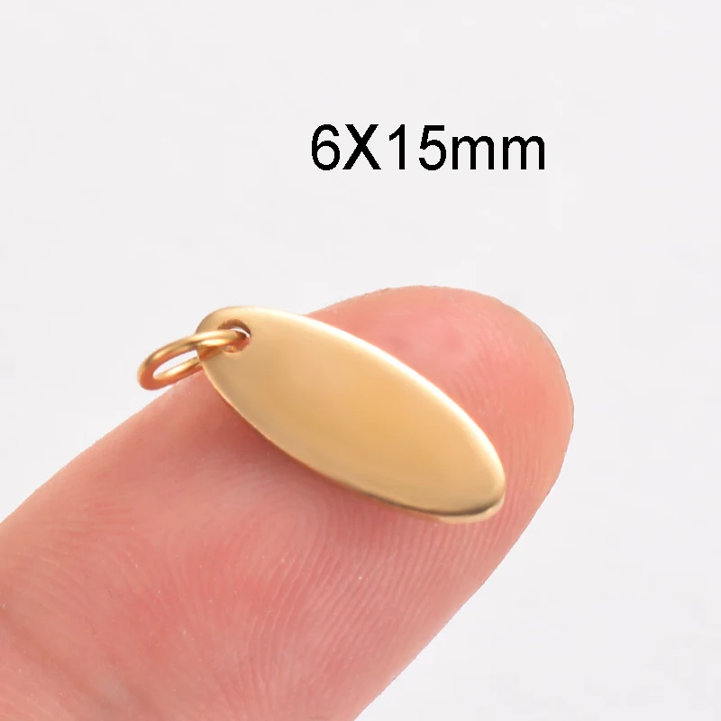 Небольшие этикетки из нержавеющей стали на заказ 30 шт. очаровательные ювелирные