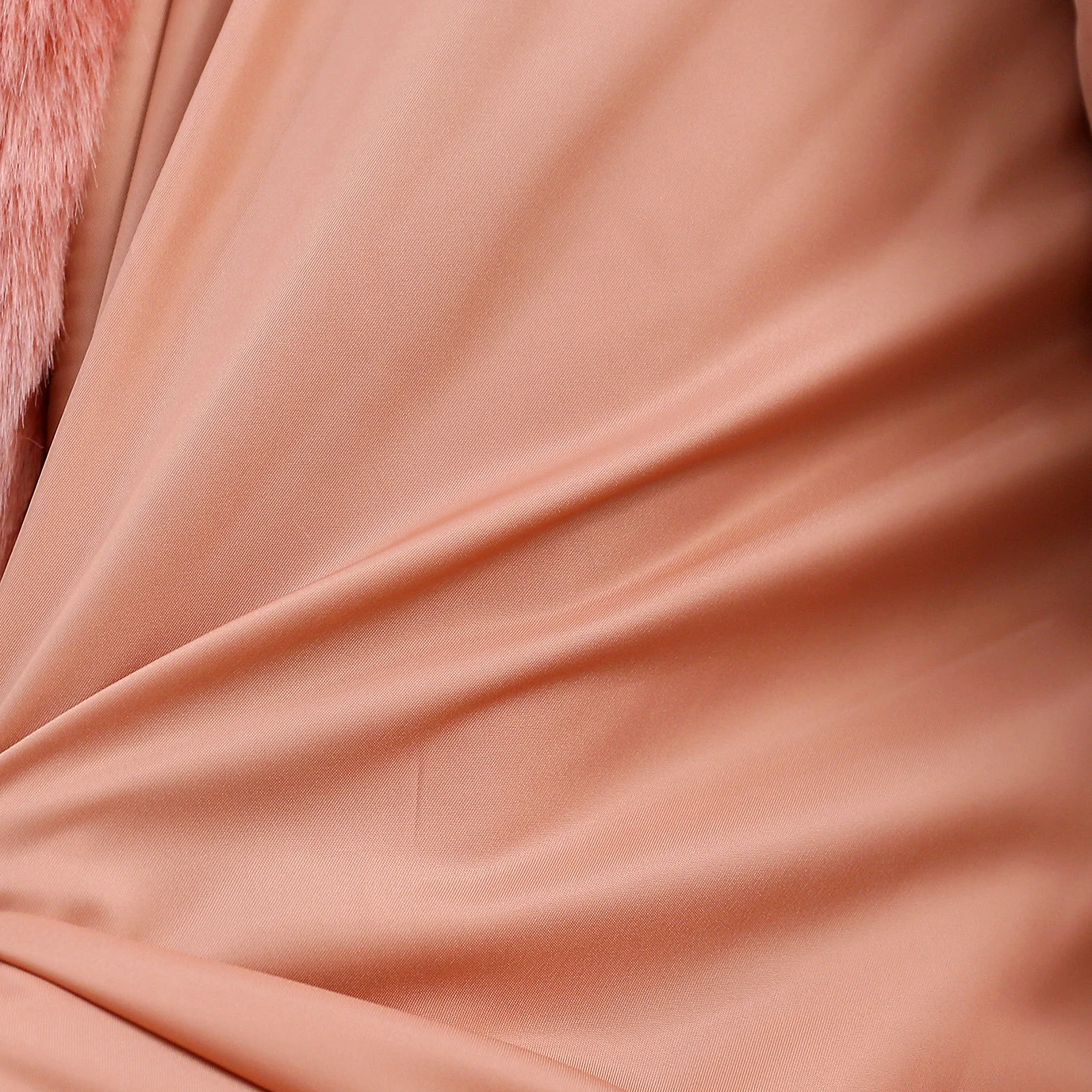 2019 зимние однотонные меховые куртки с отложным воротником Женская Повседневная