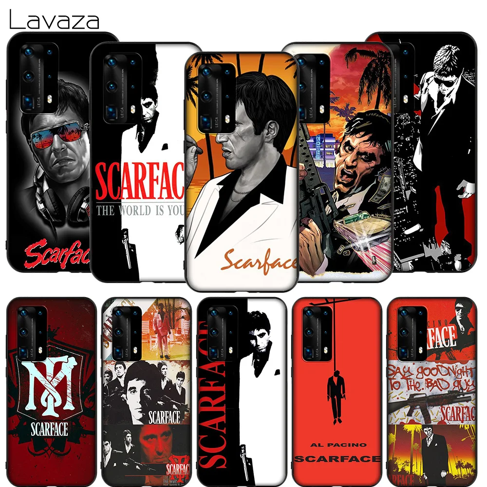 Чехол Lavaza Scarface для Huawei P8 P9 P10 P20 P30 Y6 Y7 Y9 Lite Pro P Smart Nova 2i 3i Mini 2017 2018 2019|Бамперы| |