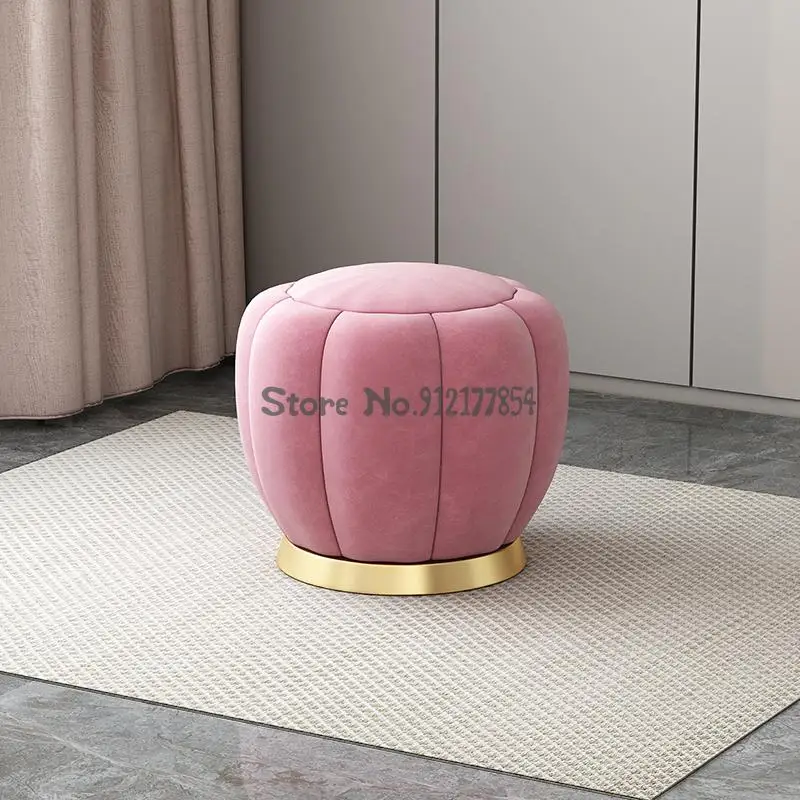 Современный и простой сетчатый красный туалетный стул для макияжа роскошный