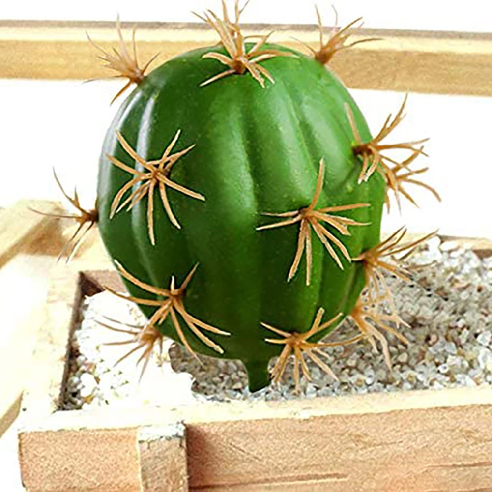 

Artificial Cactus Plant Foam Cactus Simulation Tropical Plant Cactus DIY Decorations Faux Cacti Stems Home Office Ornaments 4PCS
