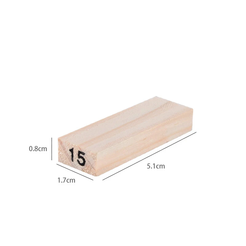 Игрушечные строительные блоки 54 шт. забавные мини-деревянные башенные