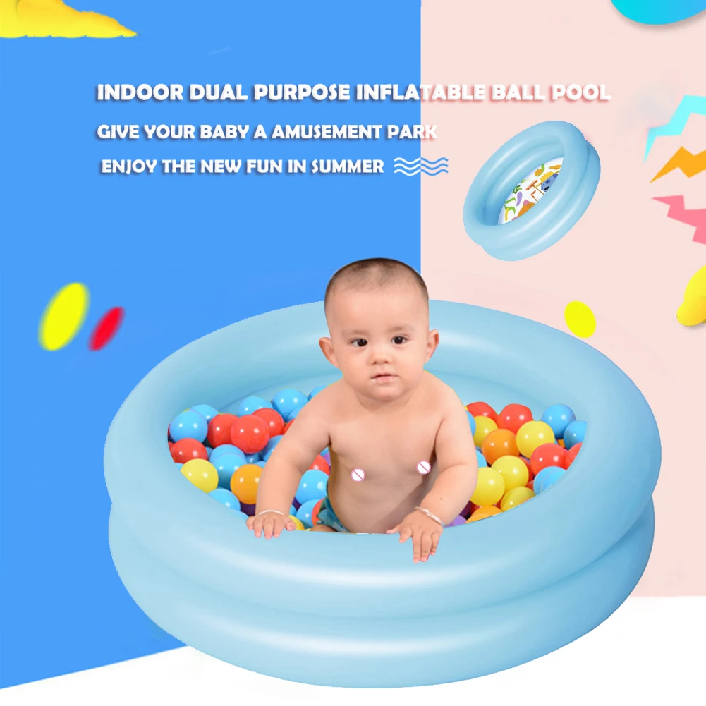 

Детский надувной бассейн из ПВХ, летние детские водные игрушки, надувная ванна, круглый бассейн с милым принтом животных