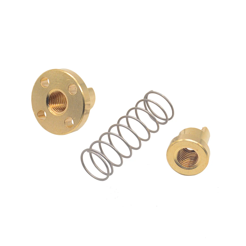 1 шт. трапециевидная подпружиненная гайка T8 для резьбовых стержней 1/2/4/8