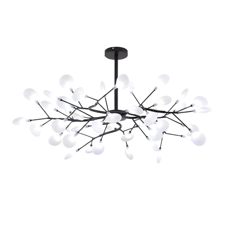 Candelabro luciérnaga, sala de estar minimalista moderna para lámpara roja, dormitorio, comedor, nuevas lámparas creativas de estilo nórdico ins