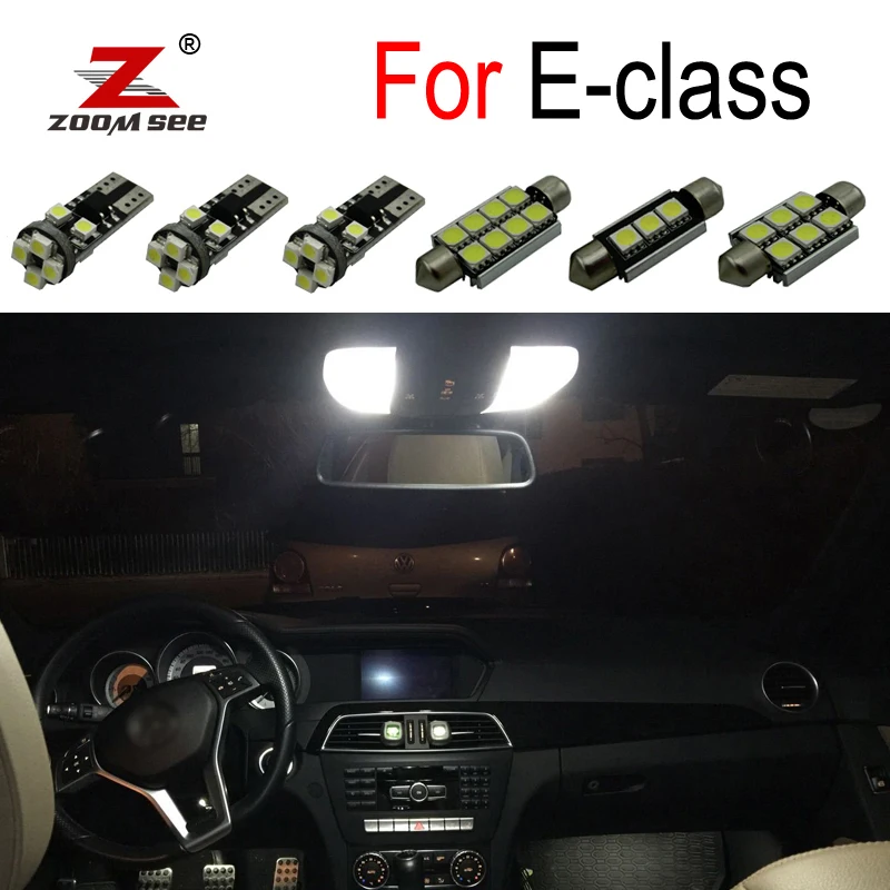 Светодиодная лампа Canbus для салона и чтения подходит Mercedes Benz E W210 W211 W212 S210 S211 S212 (1995
