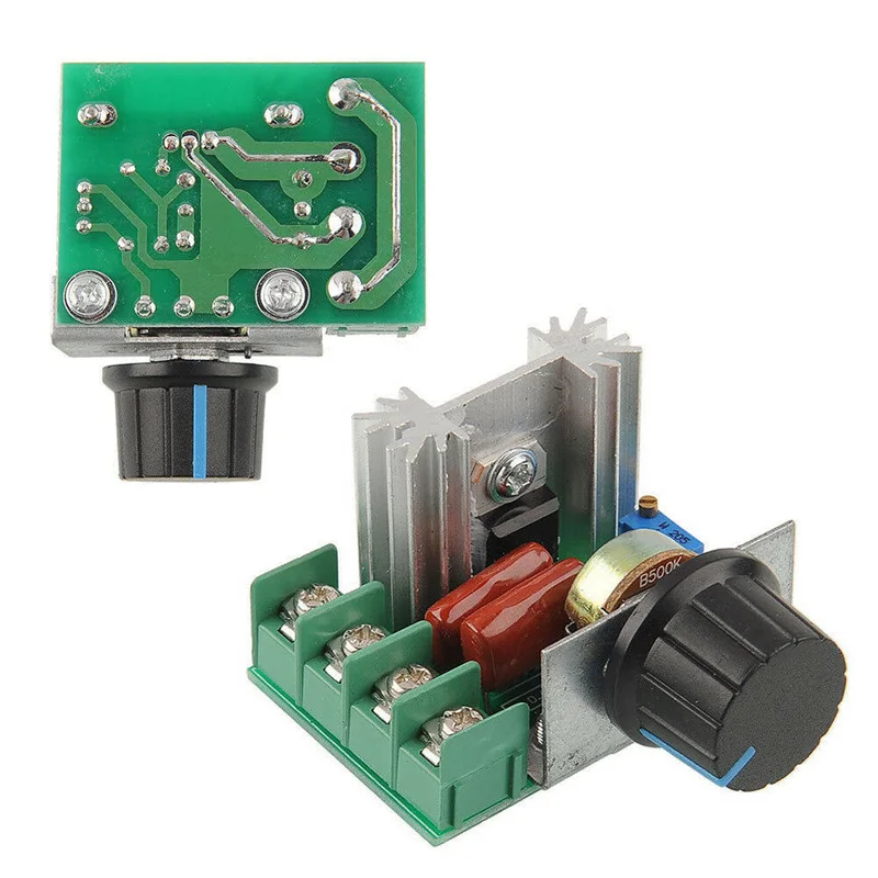 2000 Вт 220 В переменного тока SCR Электрический регулятор напряжения скорости