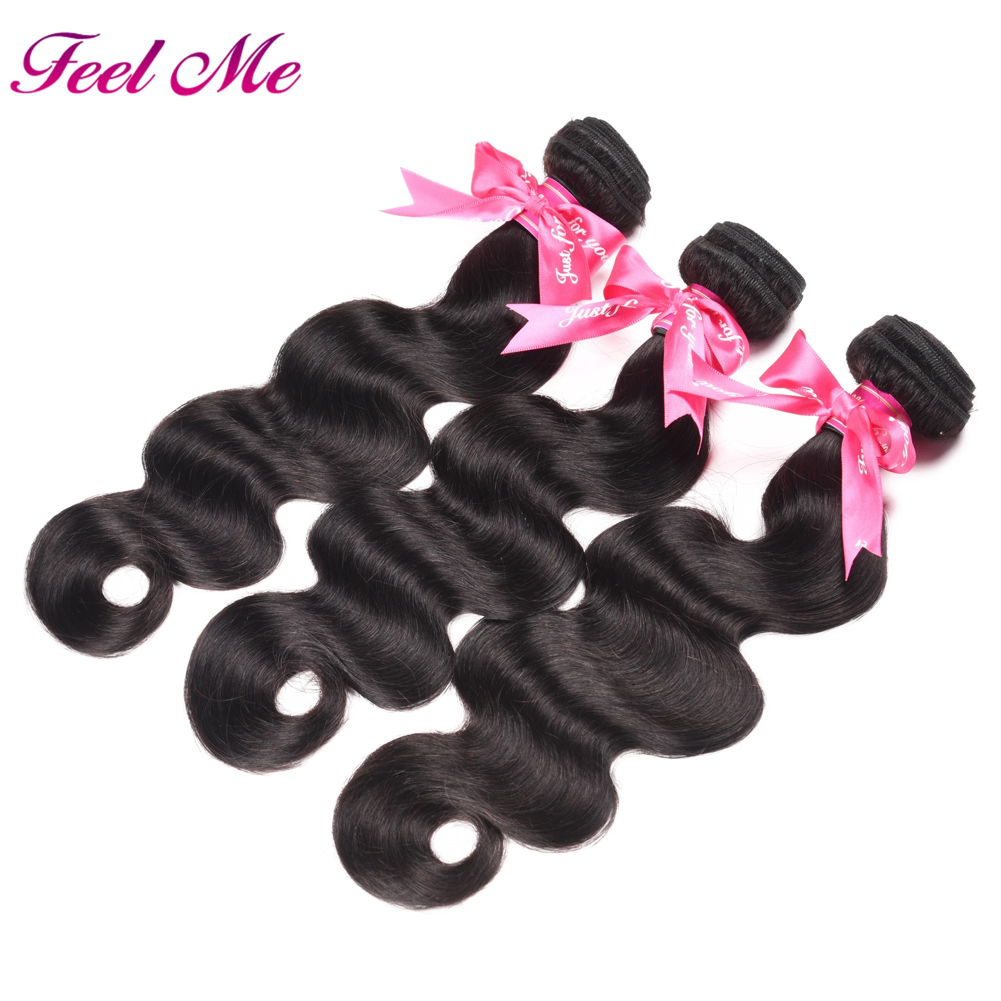 Товар для волос FEEL ME камбоджийские волосы волнистые пучки с закрыванием