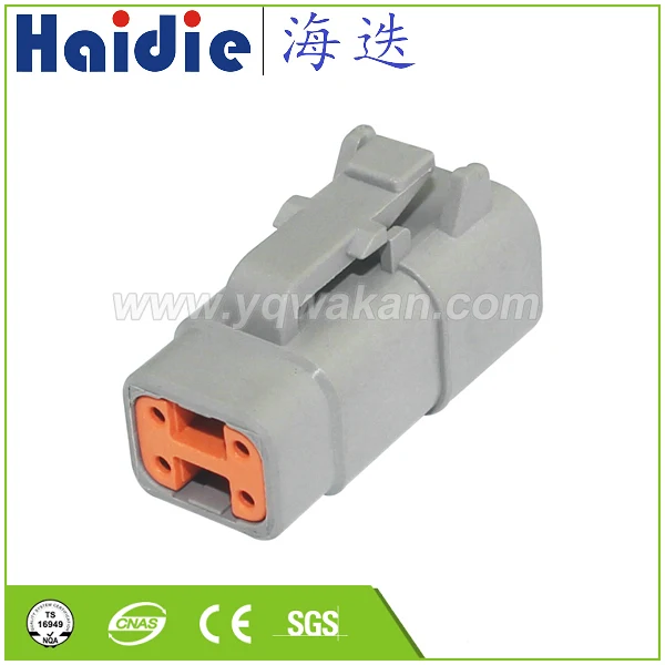 

Free shipping 5sets 4pin Auto Electri waterproof plug connector DTM06-4S ATM06-4S