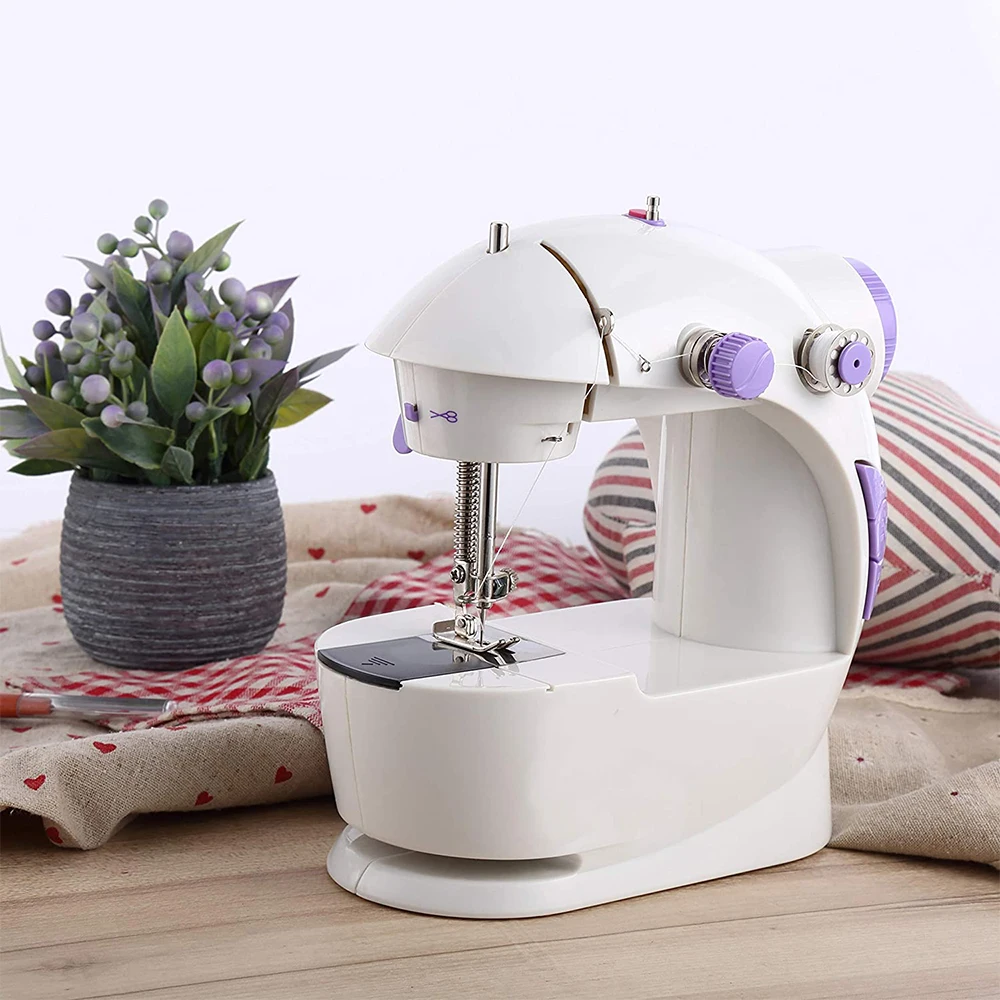 

Household Sewing Machine Knitting With LED Light With Mini Sewing Machine Extension Table Portable Household Night Light Sewing