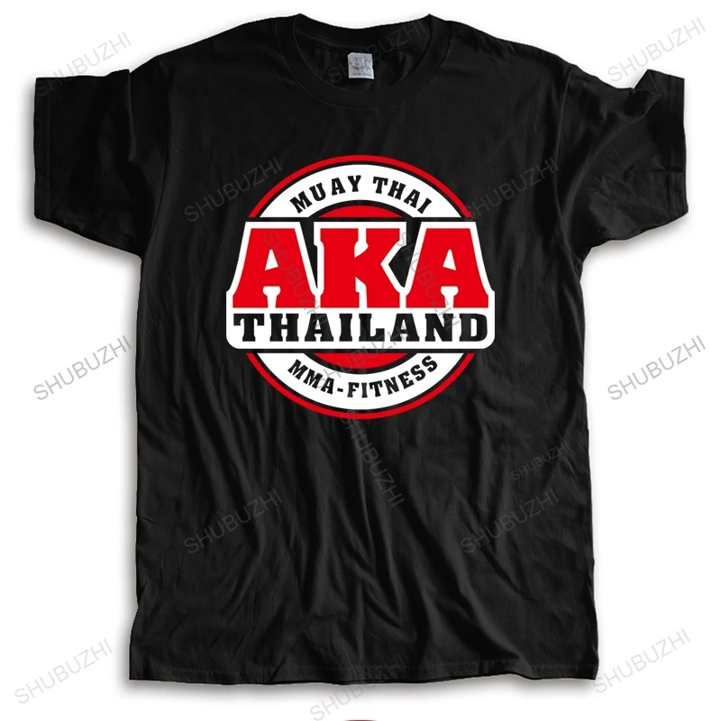 

Man crew neck short sleeve Tshirt men cotton tops Muay Thai Mma Kick Boxing AKA THAILAND brand unisex teeshir for him plus size