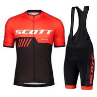 summer breathable mountain bike sports short sleeved suit cycling jersey for men